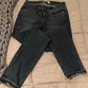 Paige raw hem jeans